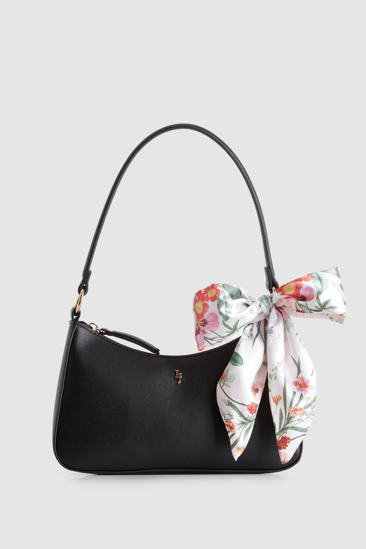 Floral Print Scarf Shoulder Bag for Women - Stylish Crossbody Purse for Casual Outings, Travel & Everyday Use