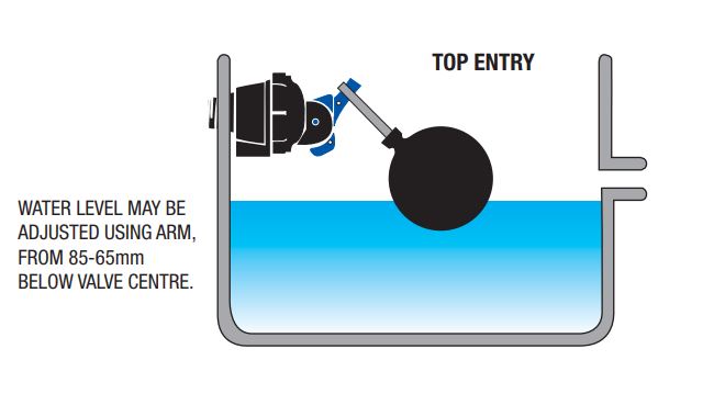 Apex Top Entry Xtraflo Armless High Flow Automatic Trough Valve – Full Flow, Backflow Prevention for Large Troughs (Max 1200LPM) – Ideal for Livestock Watering Systems, Agricultural Irrigation & Industrial Applications