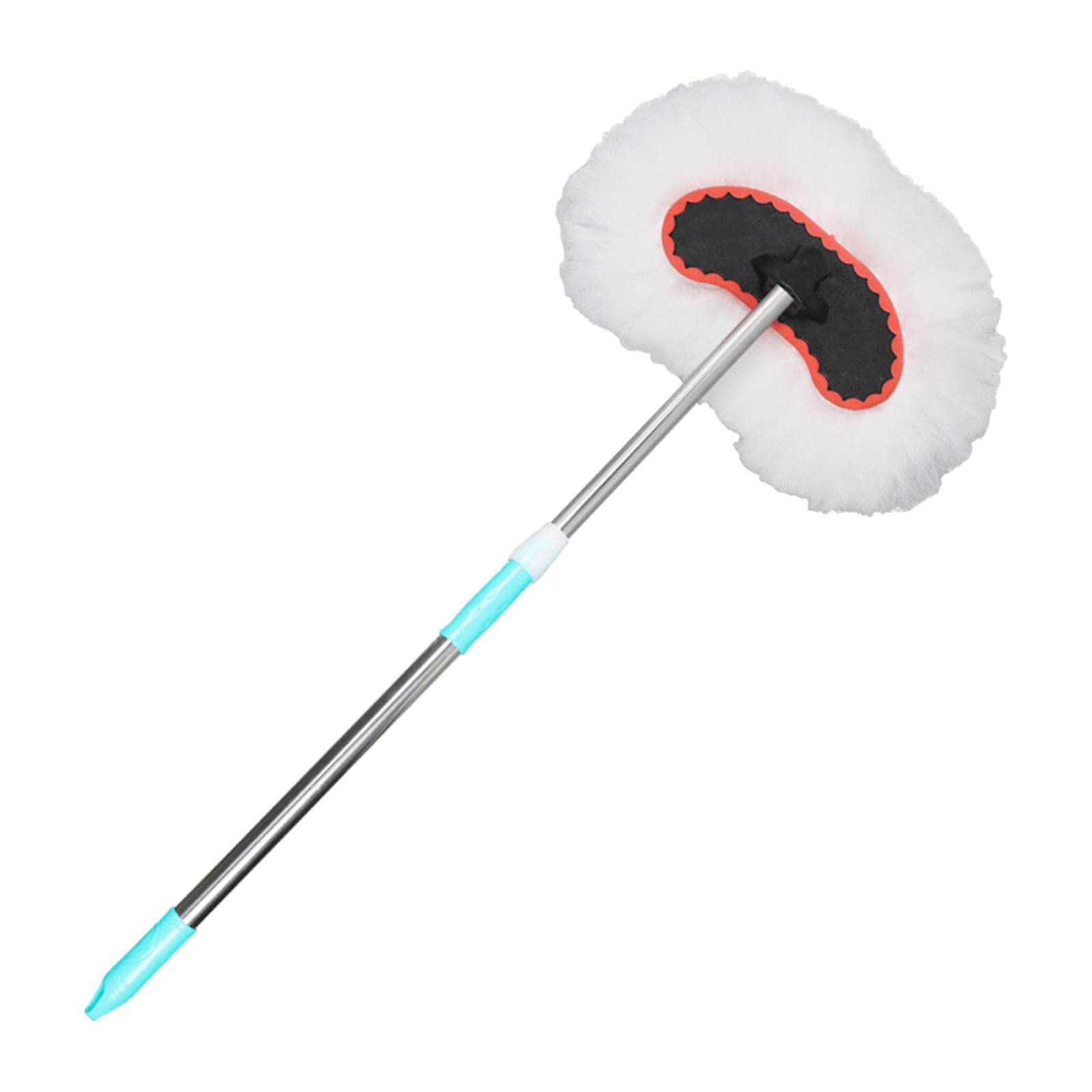 FAKEME Telescopic Car Wash Brush with Soft Bristles - Adjustable Extendable Car Cleaning Mop with Long Handle for Cars, SUVs, Trucks - Perfect for Washing Vehicles at Home or Car Wash Stations
