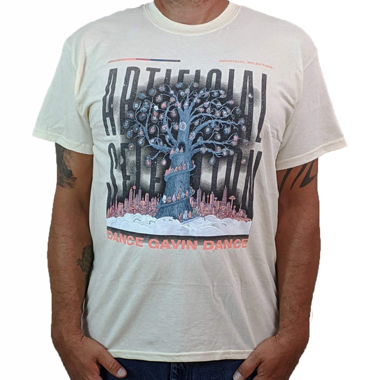 Hardcore Apparel Dance Gavin Dance Artificial Selection Natural Men's T-Shirt | Band Merch for Concerts & Casual Wear