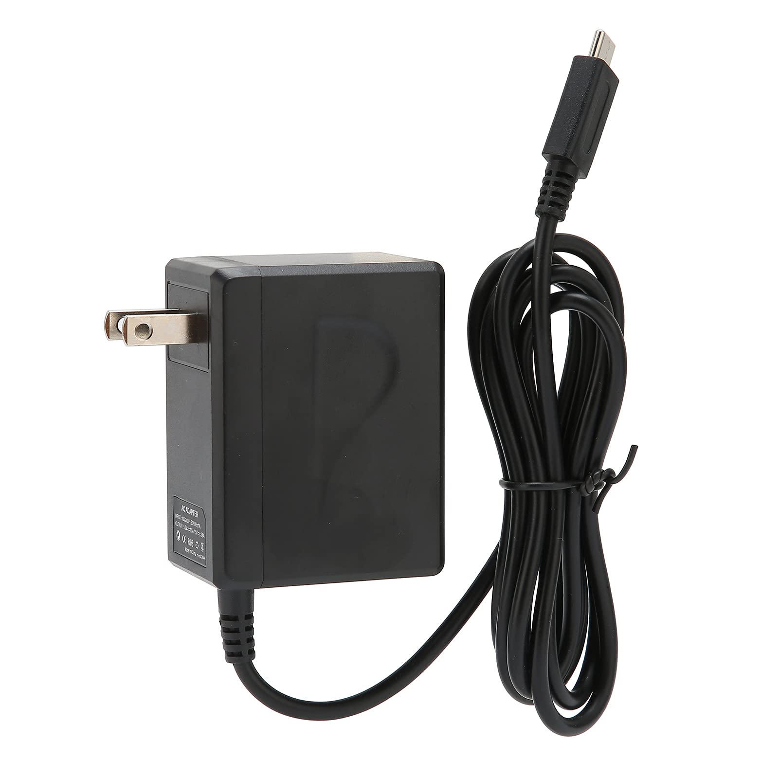 Zunate Universal AC Power Adapter Fast Charger for Nintendo Switch/PS4/Xbox - Portable Compact Game Console Charger with Intelligent Protection | Safe & Reliable Replacement Charger for Travel, Home & Gaming Sessions (Black)
