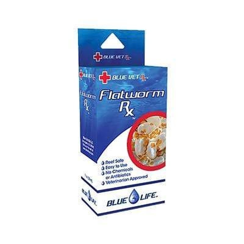 Blue Life Flatworm RX 30mL - Effective Marine Parasite Treatment for Saltwater Aquariums | Coral Reef & Fish Tank Safe Solution