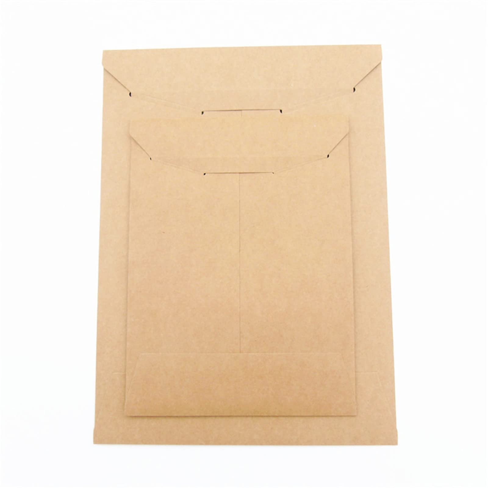 Kraft File Folders and Storage Boxes - Document Organizer for Office, School, and Home - Perfect for Bills, Projects, and Card Storage - Durable Envelope Pockets and Filing Bags for Easy Organization