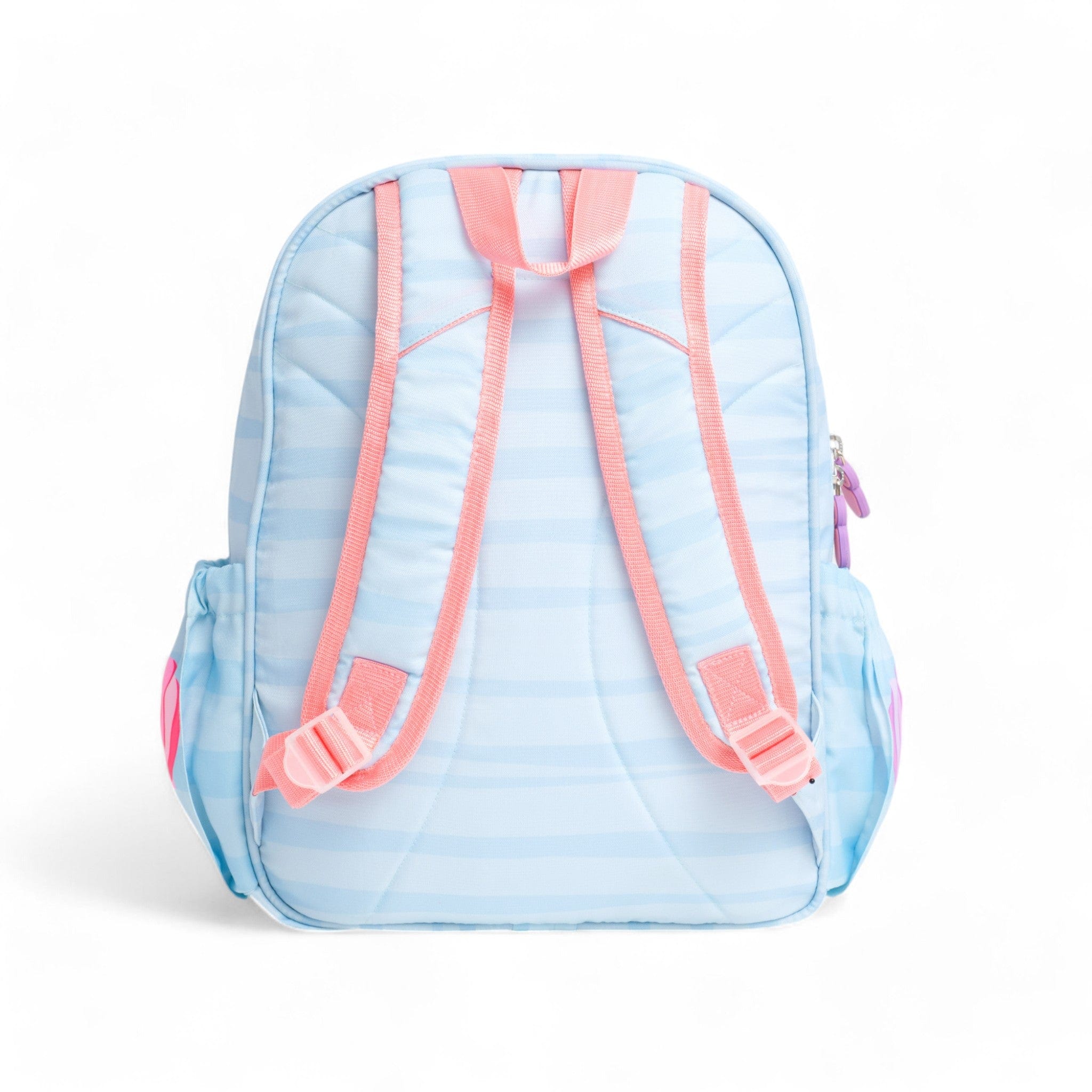 Mermaid Themed Medium Backpack Set for School, Travel & Beach - Waterproof Nylon Backpack with Adjustable Straps & Multiple Pockets