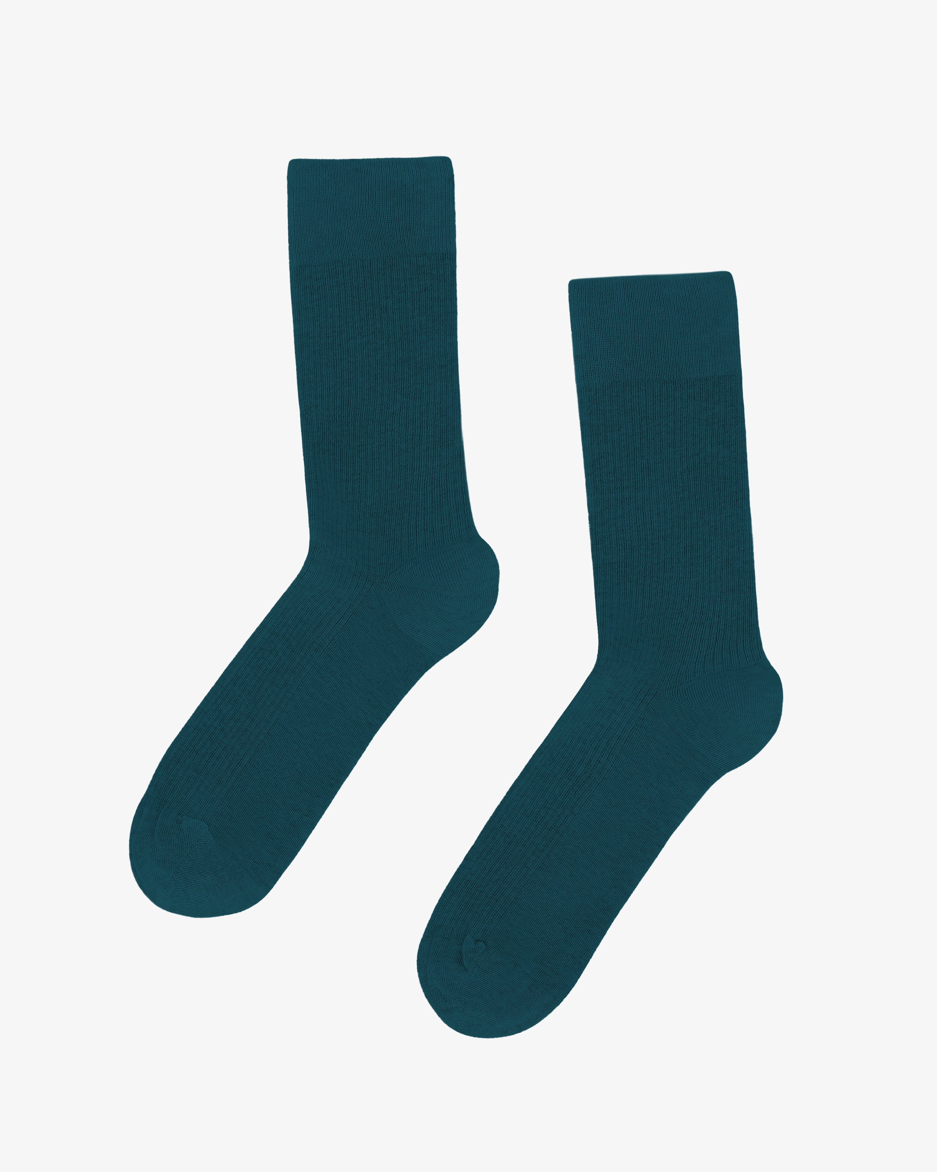 Organic Cotton Women's Classic Ankle Socks - Ocean Green | Comfortable & Breathable for Everyday Wear, Yoga, and Lounge