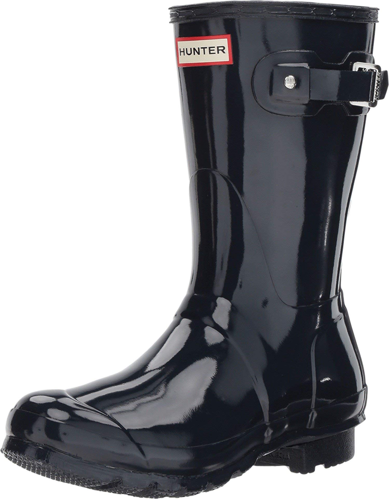 Original Hunter Short Gloss Wellington Boots for Men & Women - Waterproof Rain Boots for Outdoor, Gardening, Farm Work & Hiking