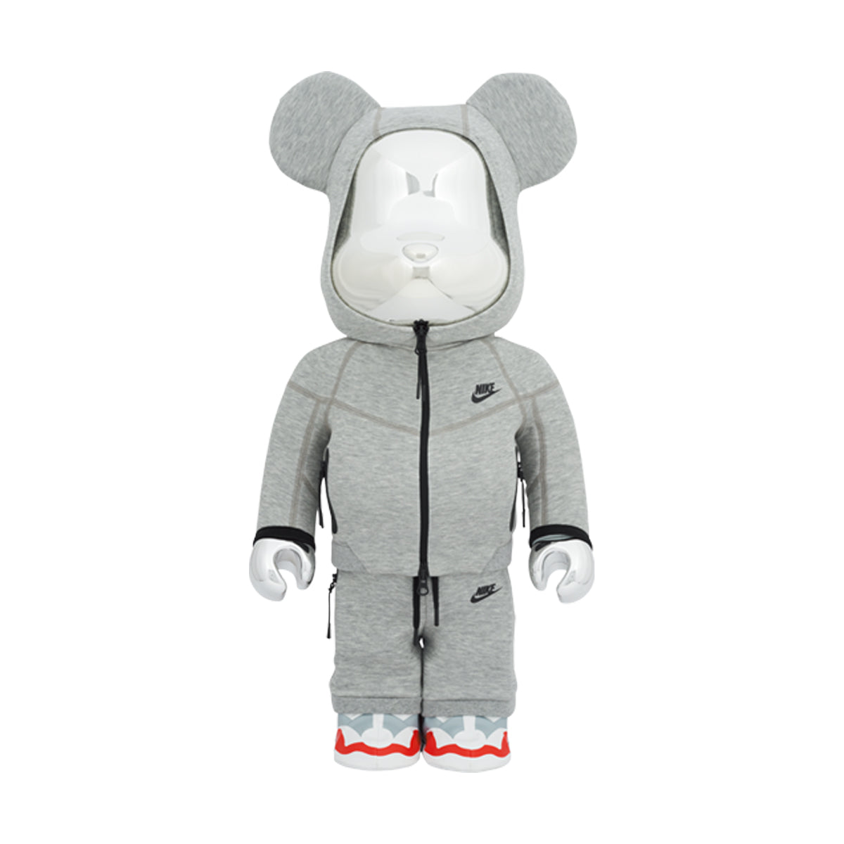 Nike Tech Fleece N98 Be@rbrick 1000% Collectible Figure - Limited Edition Streetwear Art Toy for Display & Gifts | Perfect for Home Decor, Office Display & Sneakerhead Collections