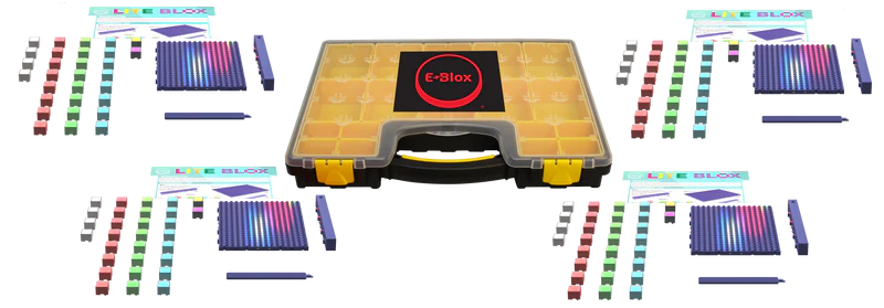 Lite Blox Classroom Set - STEM Learning Toys for Kids, Educational Building Blocks for School & Home - Perfect for Group Activities & Creative Play