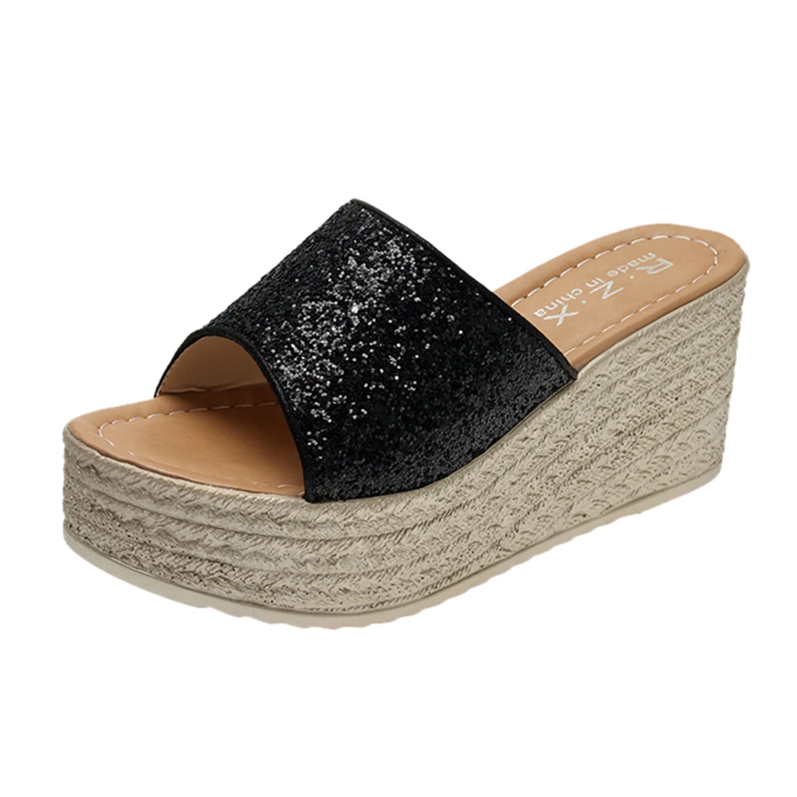 Breathable Wide Width Women's Sandals - Comfortable Soled Wedges for Casual & Leisure Wear | Perfect for Beach, Travel & Everyday Use