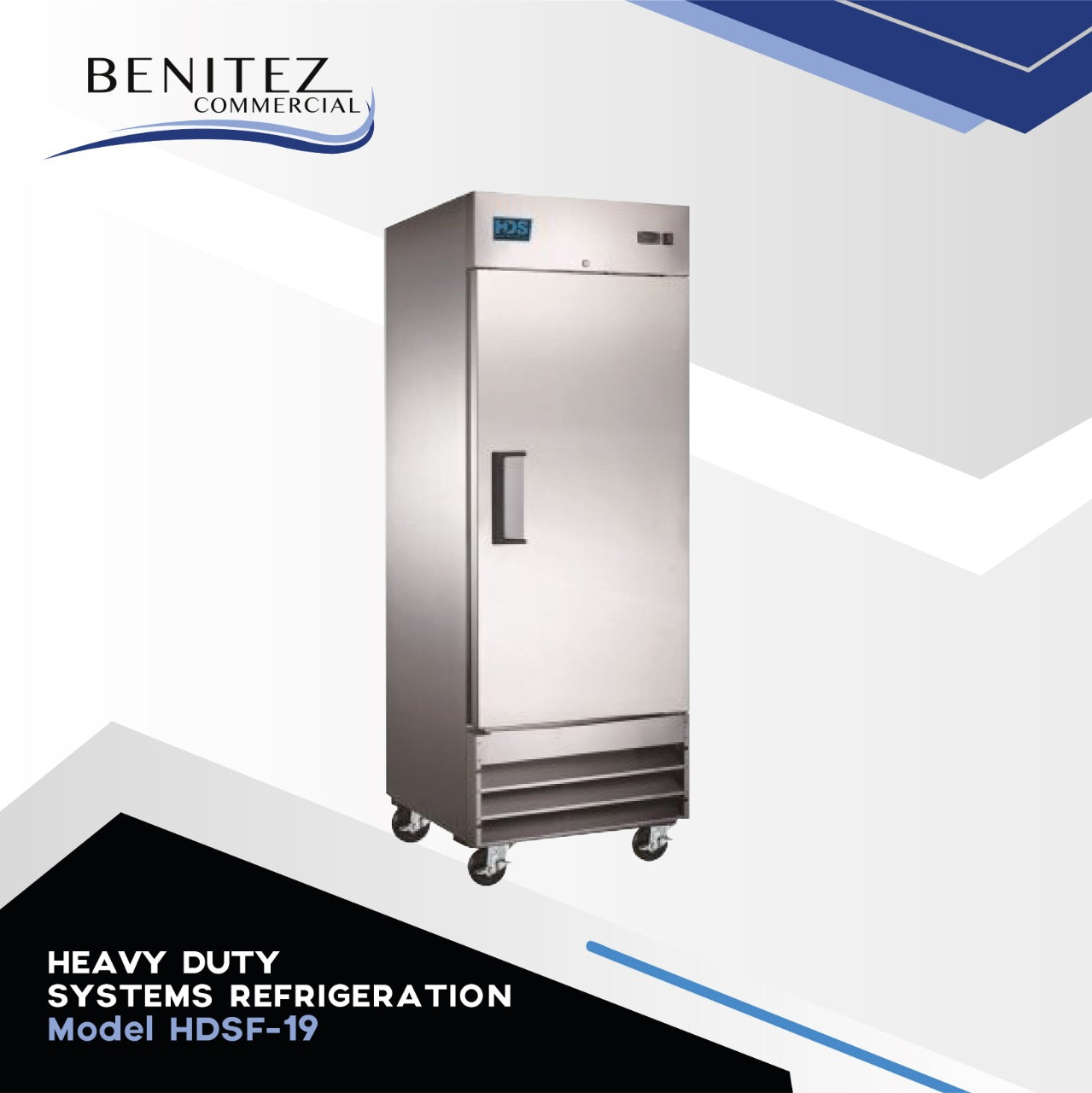 Heavy Duty Systems Refrigeration Model HDSF 19 - Commercial & Industrial Freezer for Restaurants, Grocery Stores & Food Storage