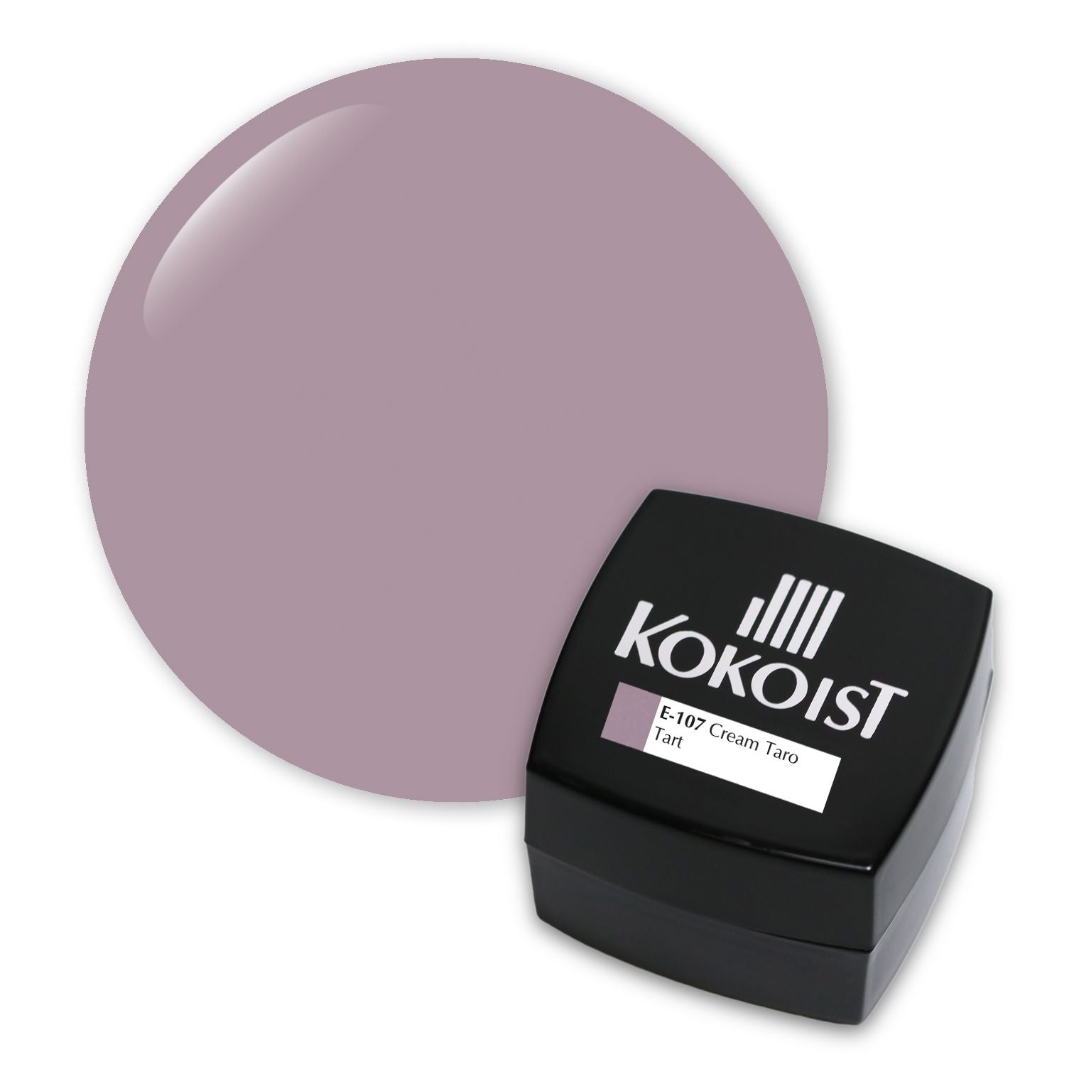 Kokoist E 107 Cream Taro Tart - Premium Nail Gel Polish for Salon & Home Manicures - Perfect for Fall & Winter Nail Designs