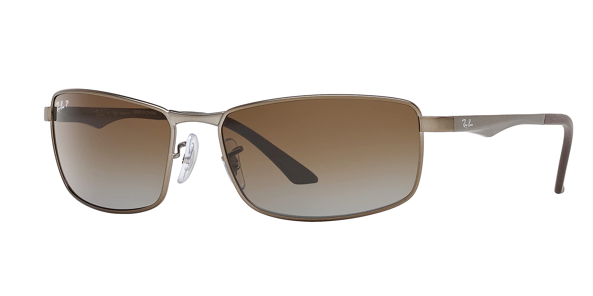Ray-Ban RB3498 Polarized Aviator Sunglasses with UV Protection & Premium Vision Group Accessories Bundle - Perfect for Outdoor Sports, Driving & Summer Fashion