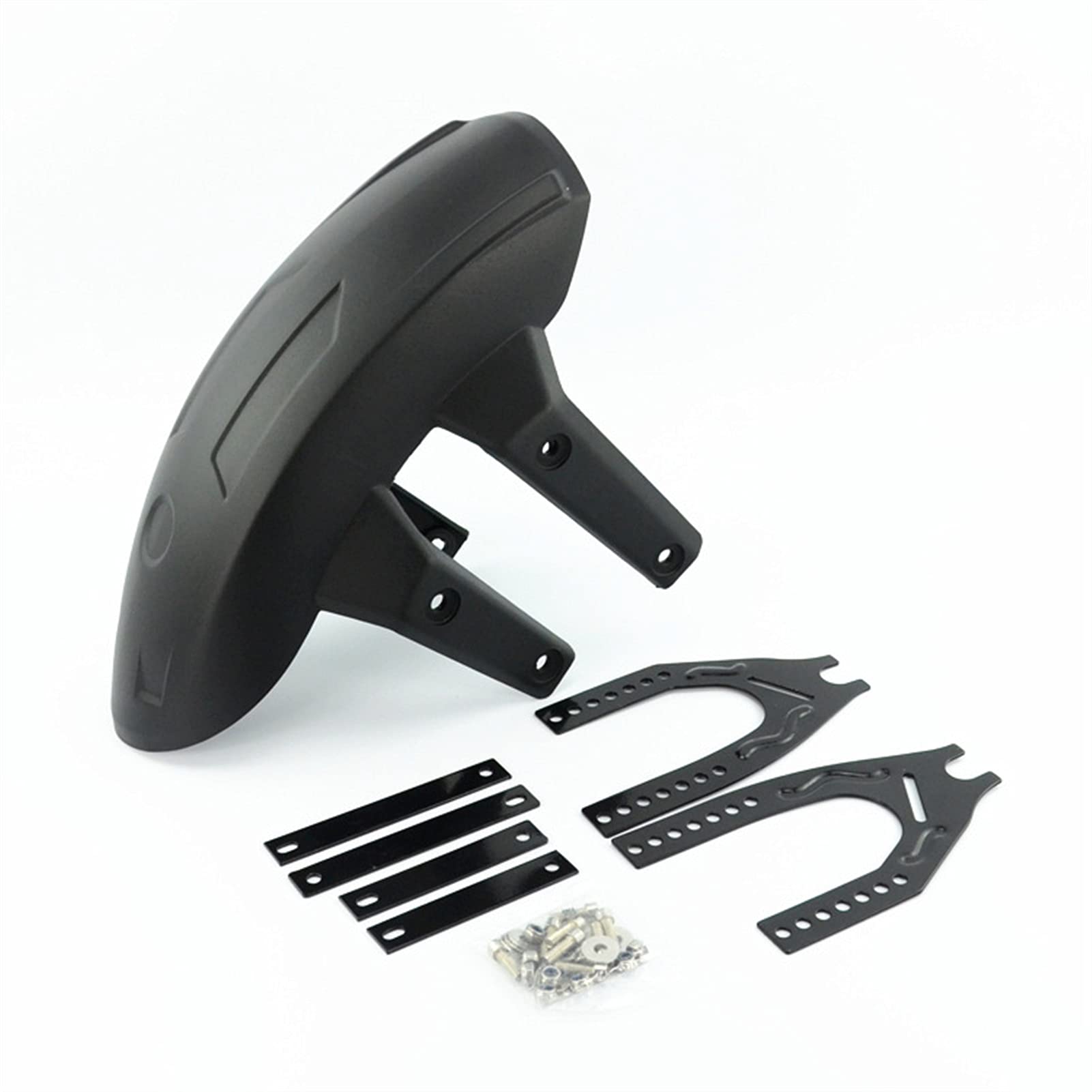 Universal Motorcycle Rear Wheel Fender Splash Guard Cover - Durable Plastic Mudguard with Bracket for Harley, Honda, Yamaha - Perfect for Wet Roads & Off-Road Riding Protection