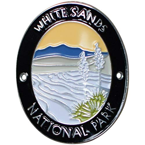 White Sands National Park Walking Stick Medallion - New Mexico Souvenir, Traveler Series Hiking Accessory - Perfect for Walking Sticks, Trekking Poles & Outdoor Adventures