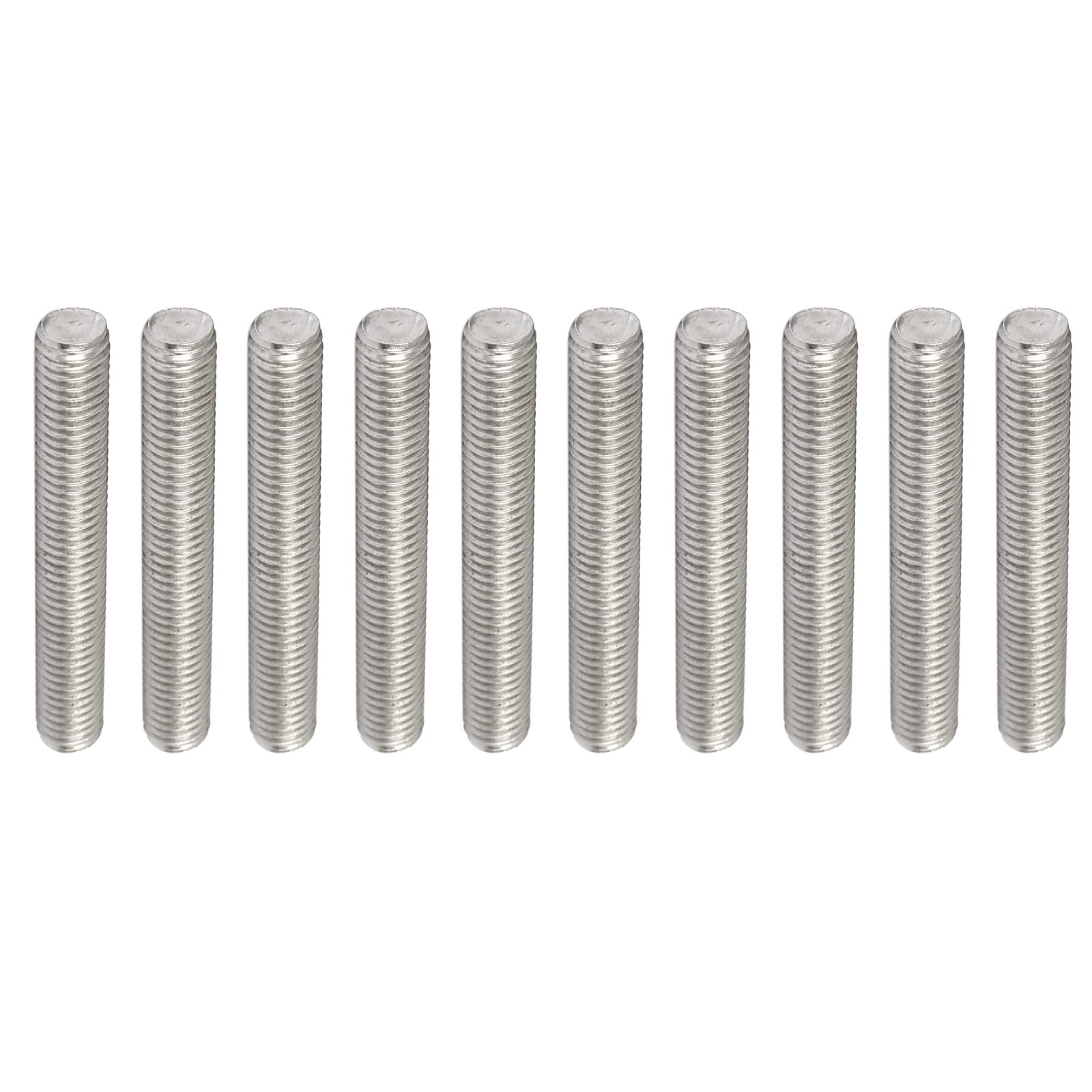 Stainless Steel Threaded Rod M10x80mm - 10 Pack for Clamps & U-Bolts