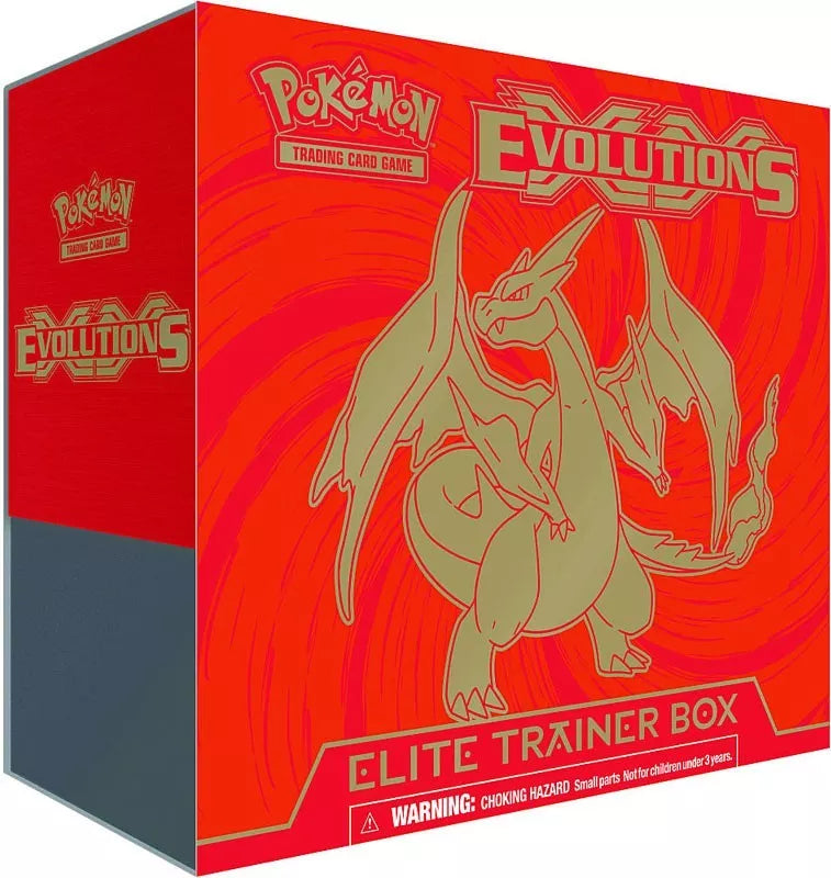 Pokemon XY Evolutions Mega Charizard Y Elite Trainer Box - Premium Collectible Trading Card Set for Pokemon TCG Players & Fans | Perfect for Tournaments, Gifts, and Card Collecting
