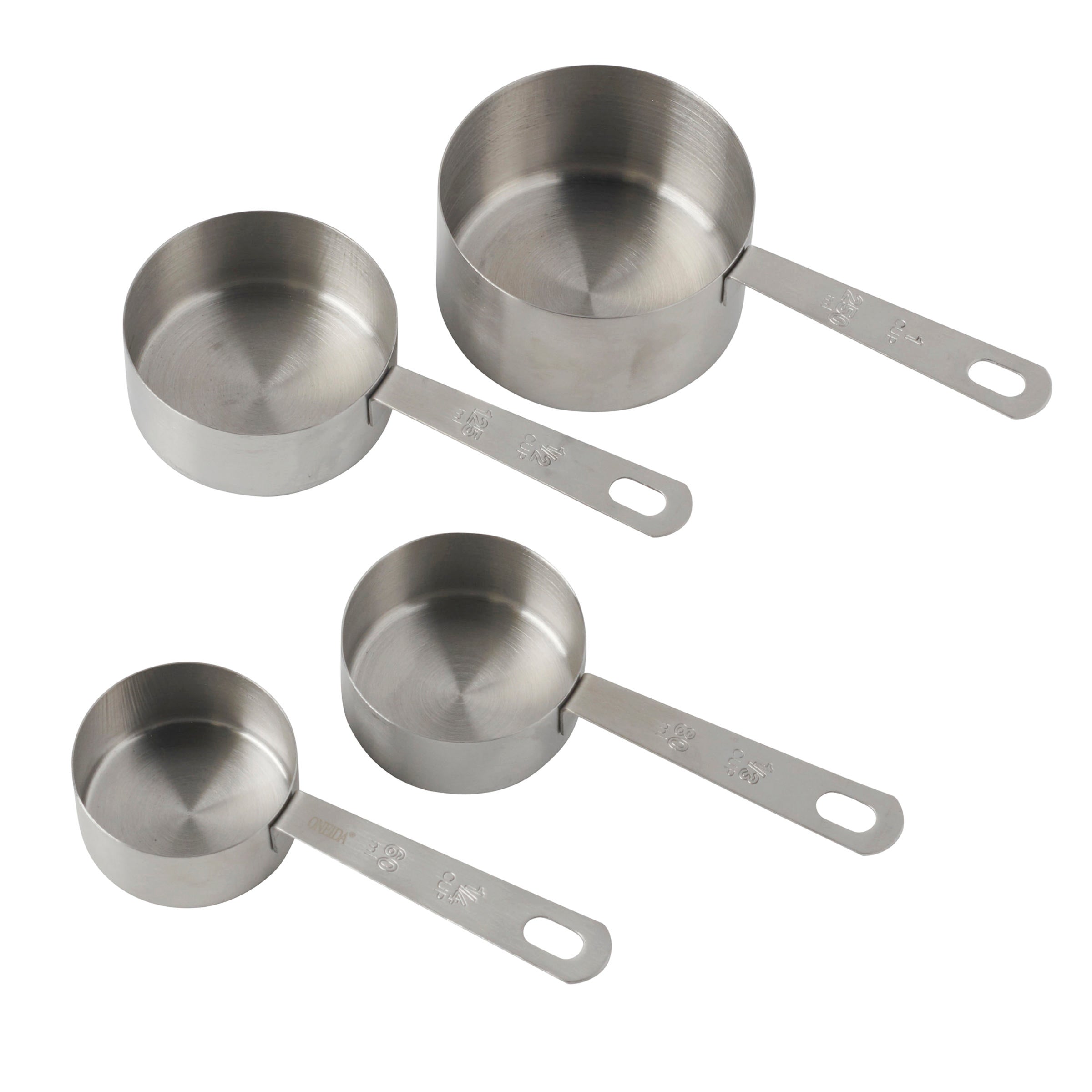Premium 4-Piece Measuring Cups Set - Stainless Steel Kitchen Essentials for Baking & Cooking - Perfect for Home Chefs & Professional Bakers