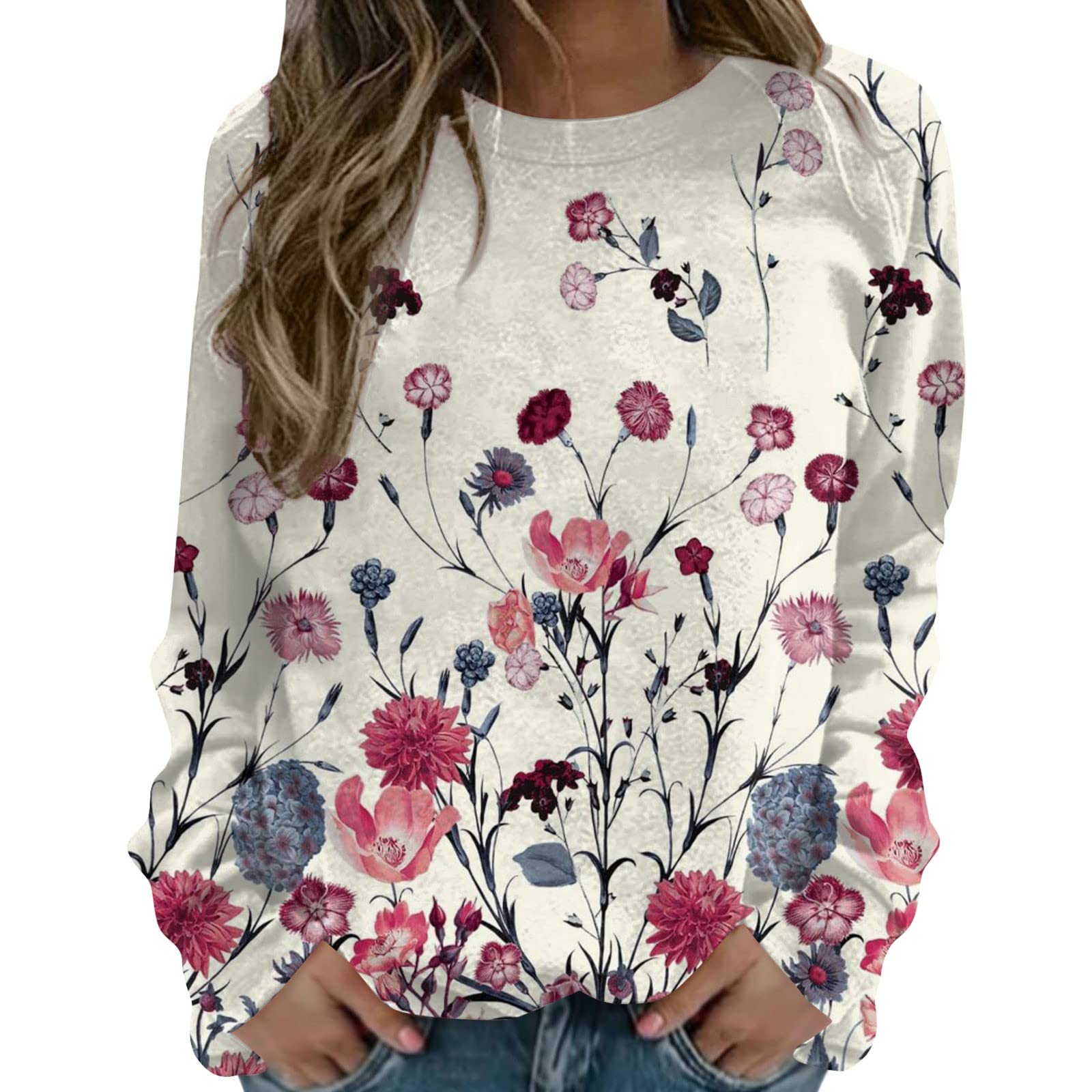 Stylish Peplum Tops for Women - Long Sleeve T-Shirts & Tunic Blouses with Crew Neck | Sexy Going Out Tops for Date Night & Casual Wear