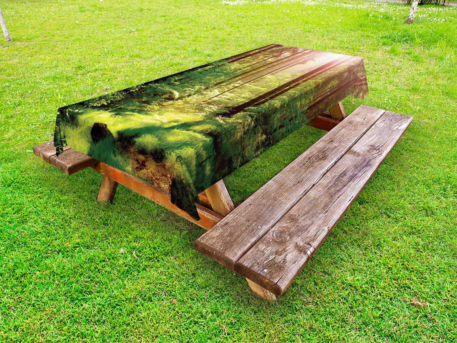 Ambesonne Waterproof Picnic Tablecloth - 58