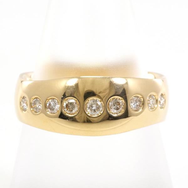 18K Yellow Gold Diamond Ring for Women - Elegant Wedding, Engagement, Anniversary Jewelry Gift - Perfect for Special Occasions & Everyday Luxury