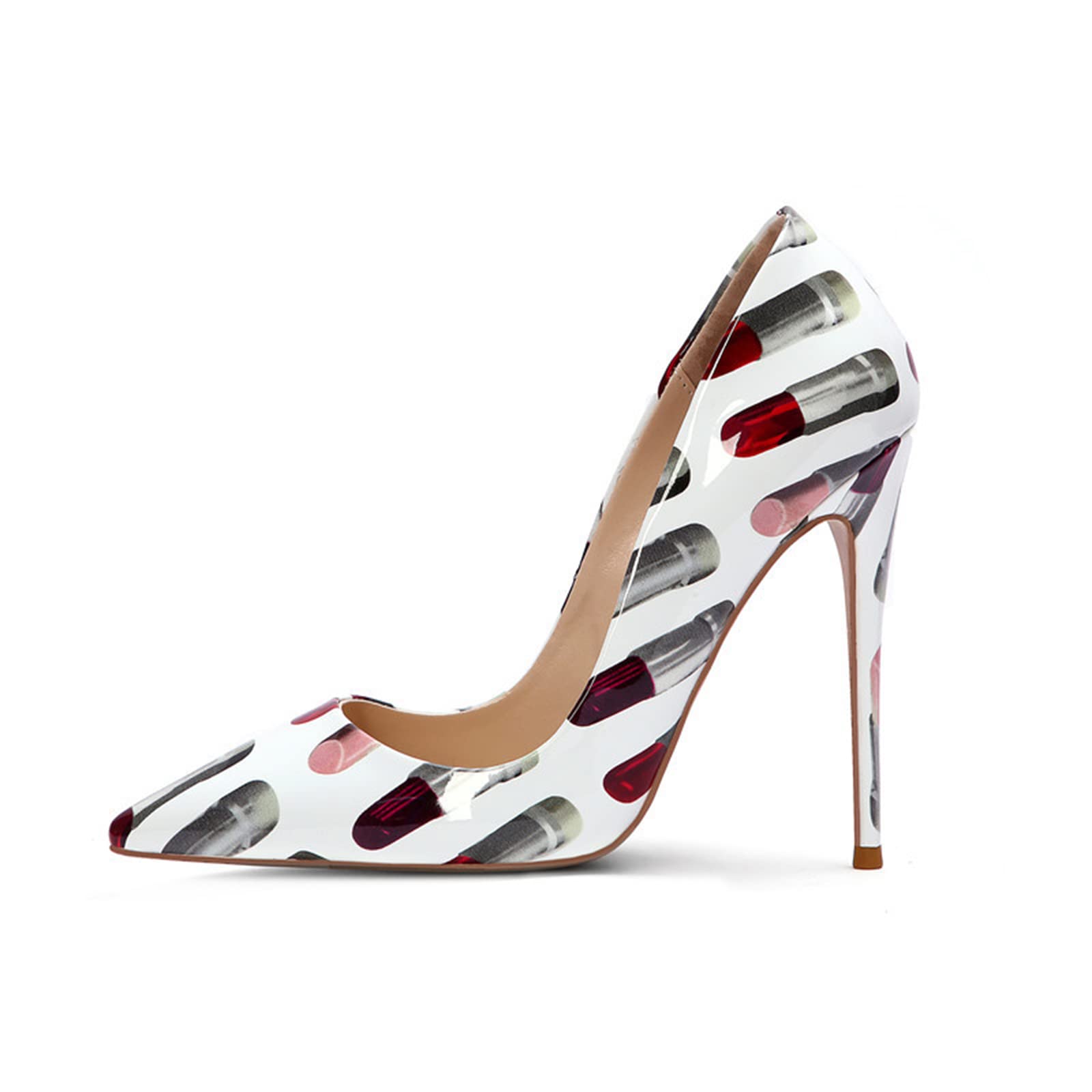 GAOword 12CM/4.72 Inch Women's Elegant Wedding High Heels Sexy Pointed Stiletto Court Shoes for Pole Dance, Striptease, Party, and Special Occasions