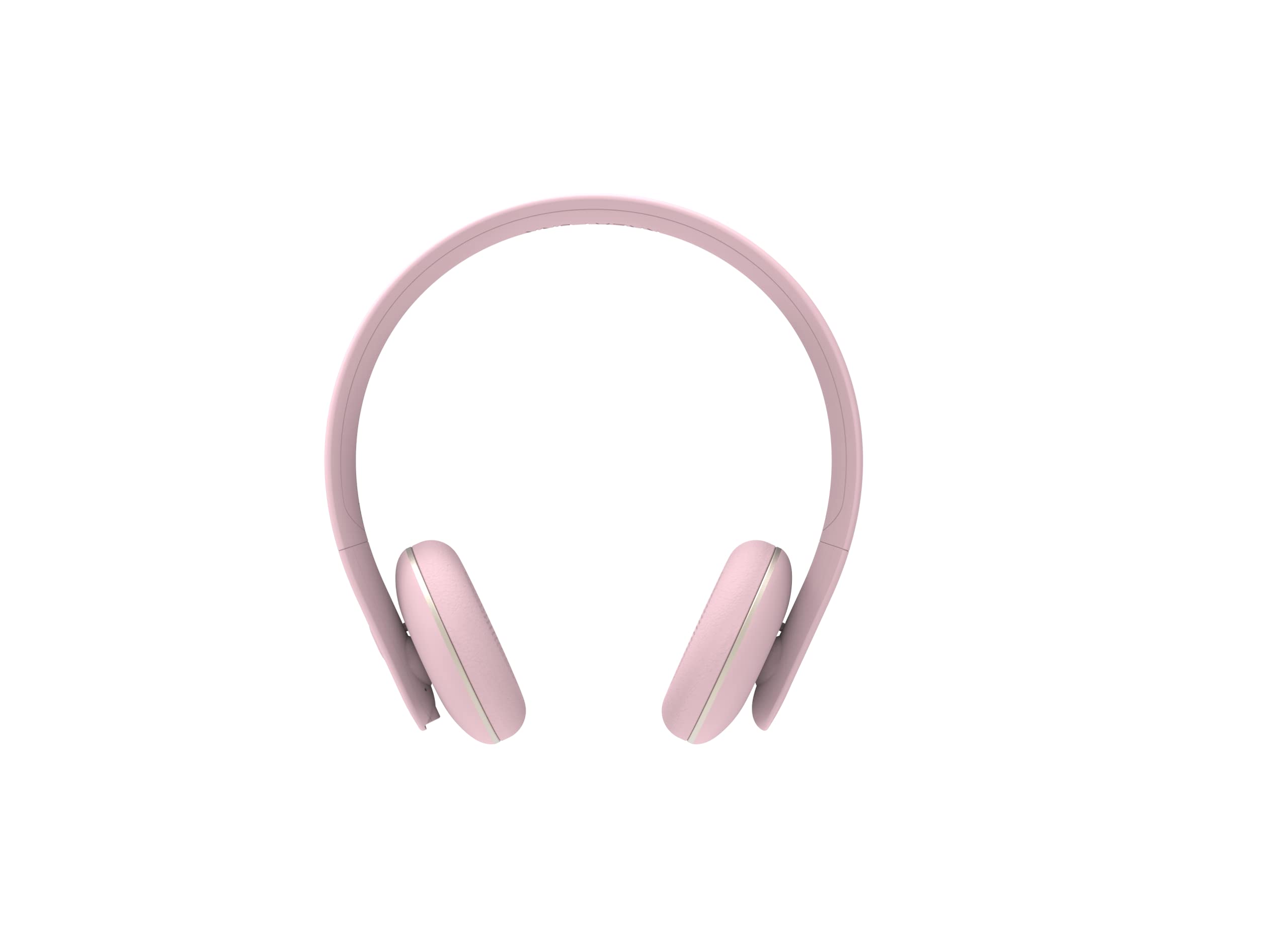 Ahead Wireless Bluetooth On-Ear Headphones with Noise Cancelling, 20 Hours Playtime & Fast Charging - Pink | Perfect for Travel, Workouts & Commuting