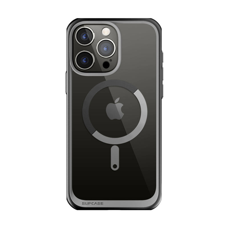 iPhone 15 Pro Max 6.7 Inch Unicorn Beetle MAG Slim Clear MagSafe Protective Case - Shockproof & Scratch Resistant Cover for Everyday Use, Work & Travel (Black)