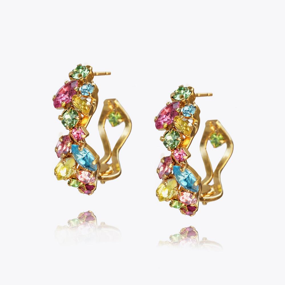 Stella Rainbow Earrings for Women - Dainty Stud & Hoop Earrings Set - Perfect for Everyday Wear, Parties & Gifts