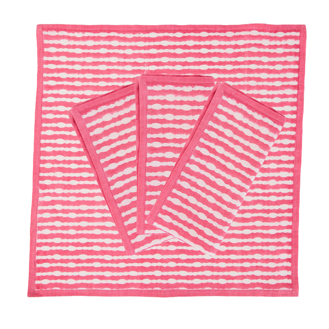 Premium Pink Pebble Napkins - Soft, Absorbent & Elegant for Dinner Parties, Weddings & Home Decor
