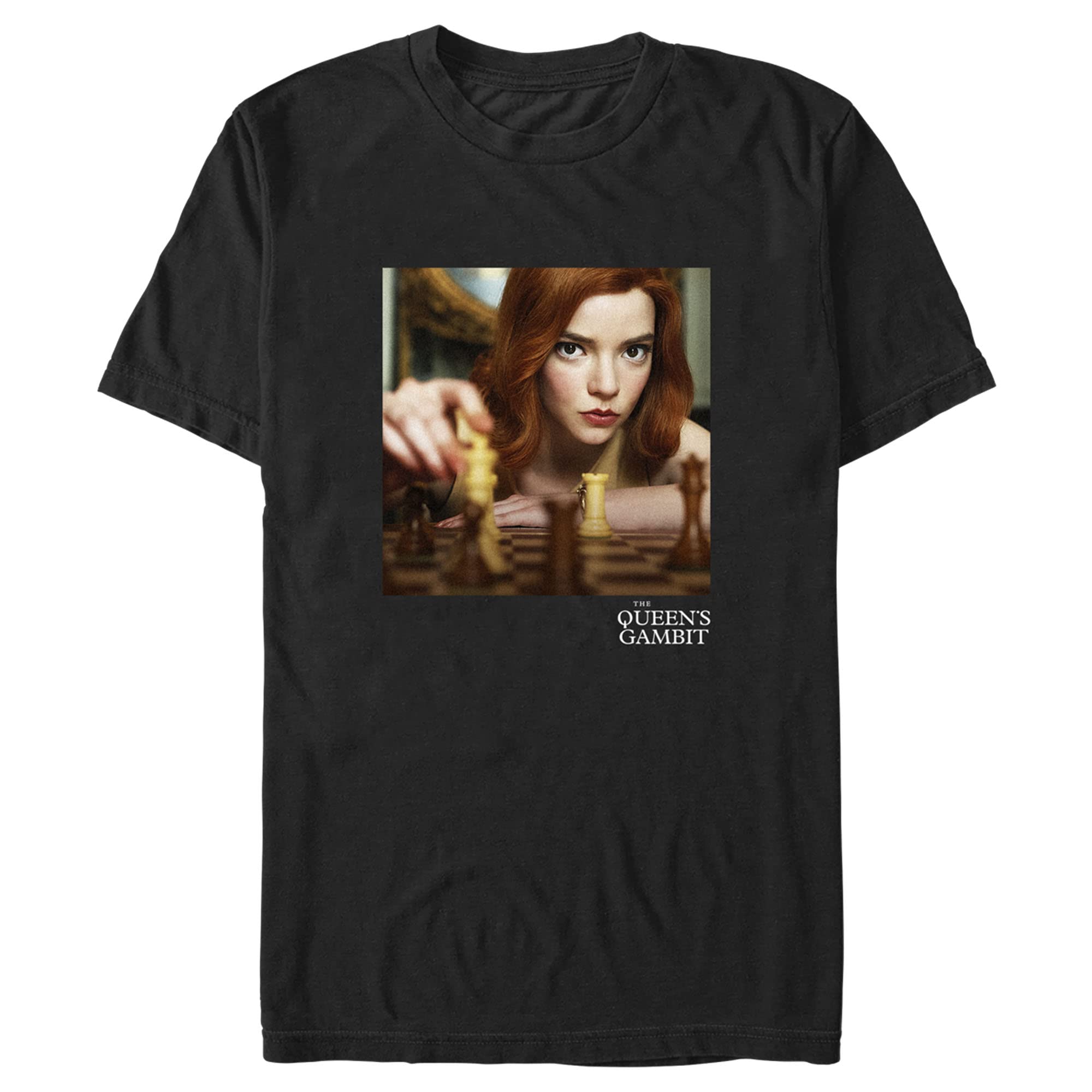Men's The Queen's Gambit Checkmate Graphic T-Shirt | Chess Inspired Casual Tee | Perfect for Chess Lovers, Gamer Gifts & Pop Culture Fans
