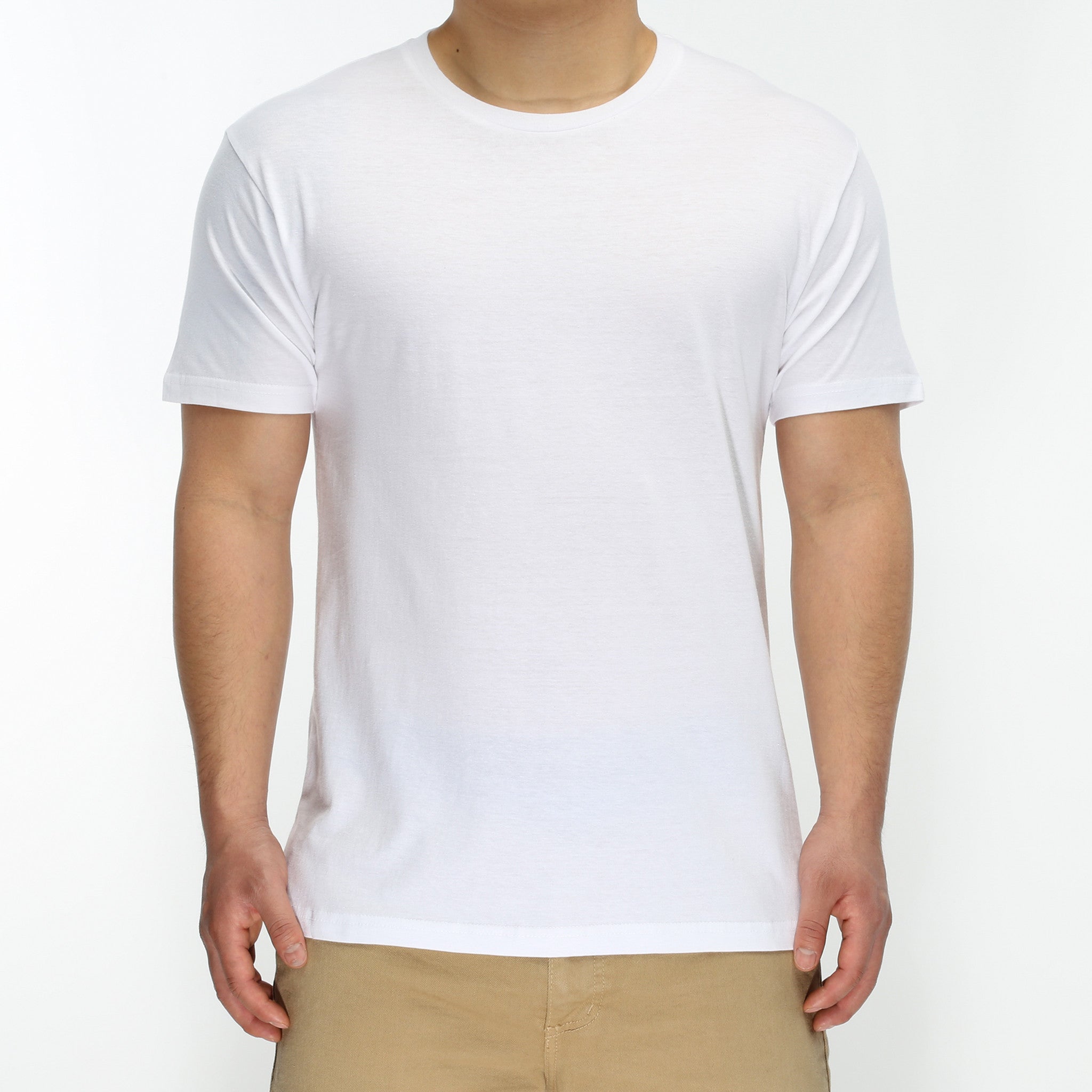 New Star Ultra Soft Short Sleeve Crew Neck T-Shirt for Men & Women - Comfortable Cotton Tee - White - Perfect for Casual Wear, Gym & Everyday Outfits