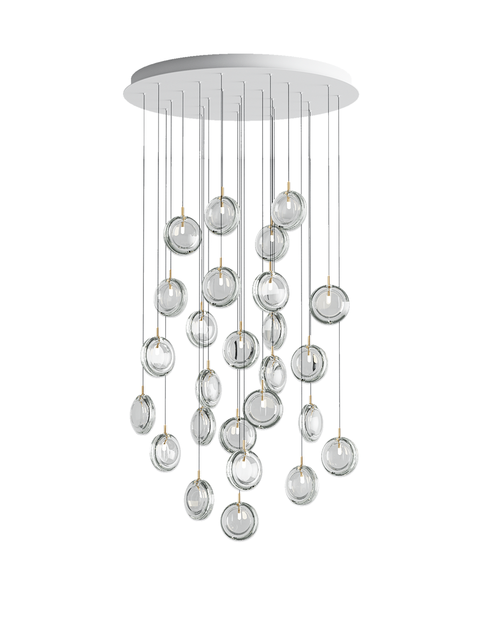 26-Piece Chandelier Crystal Prisms Replacement Set - Elegant Glass Prisms for Chandelier Repair & DIY Lighting Decor - Perfect for Dining Room, Living Room, and Wedding Venue Lighting