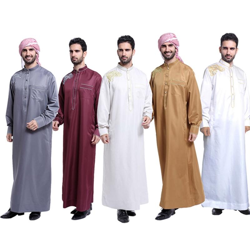 Premium Middle Eastern Arab Thobe for Men - Traditional Islamic Robe for Prayer, Eid & Special Occasions