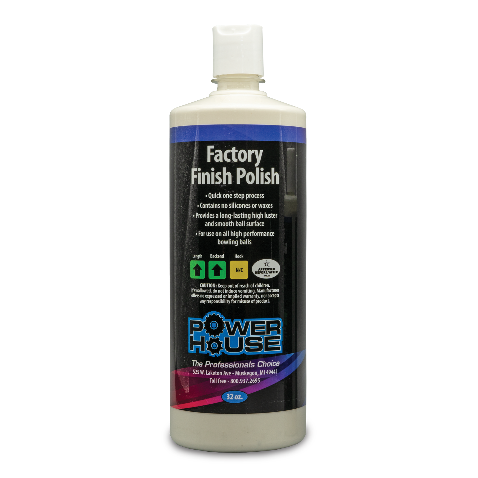 Powerhouse Factory Finish Car Polish 32oz - Premium Auto Detailing Compound for Scratch Removal & Paint Restoration - Perfect for Cars, Trucks & Motorcycles