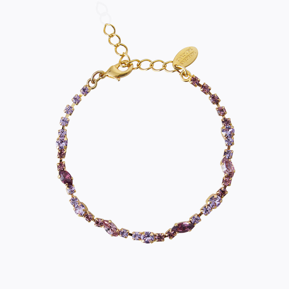 Antonia Bracelet & Violet Combo - Elegant Beaded Bracelet Set for Women | Perfect for Casual Wear, Date Nights & Gift Giving