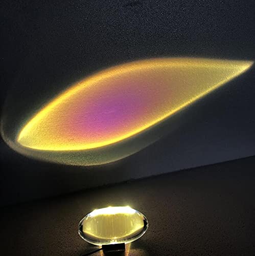 3D LED Egg-Shaped Projection Night Light - Romantic Crystal Table Lamp for Kids & Bedroom Decor (Orange) | Perfect for Nursery, Romantic Ambiance & Creative Home Lighting