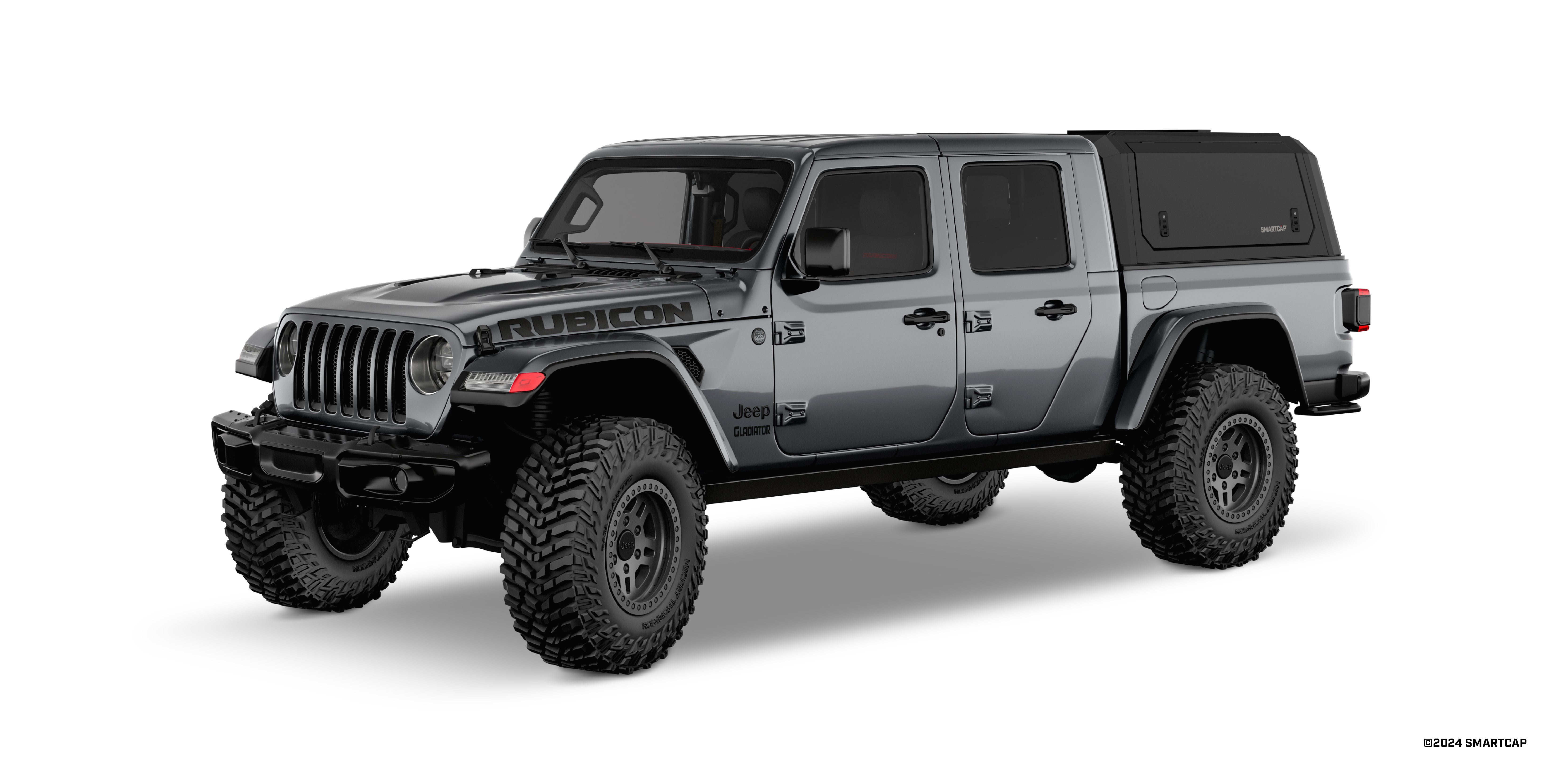 SmartCap EVOd Defender Truck Bed Cap for 2020+ Jeep Gladiator | Heavy Duty Aluminum Tonneau Cover | Perfect for Camping & Off-Road Adventures