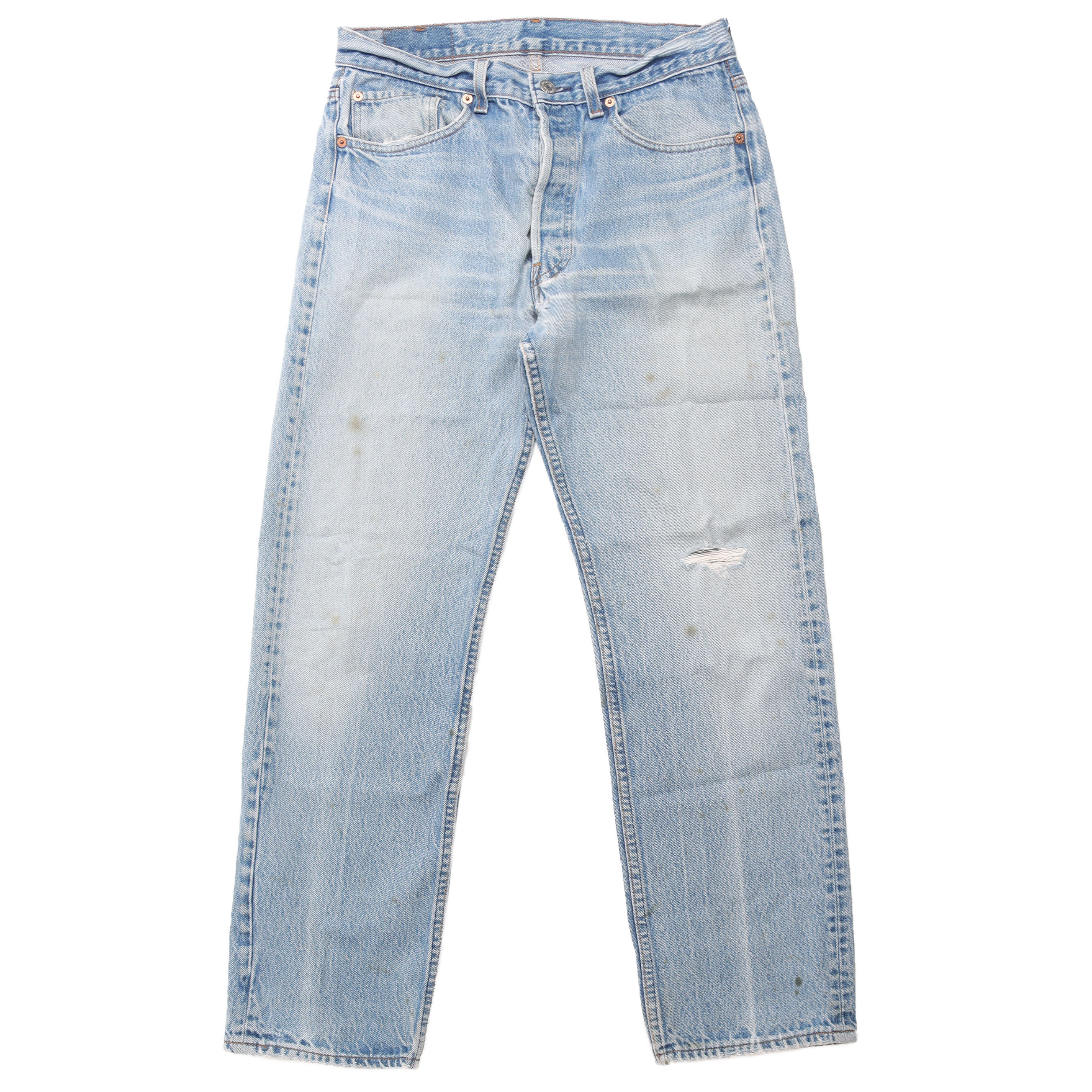 Vintage 1990s Levi's 501XX Original Button Fly Jeans - Classic Straight Leg Denim Pants for Men, Retro Fashion & Casual Wear