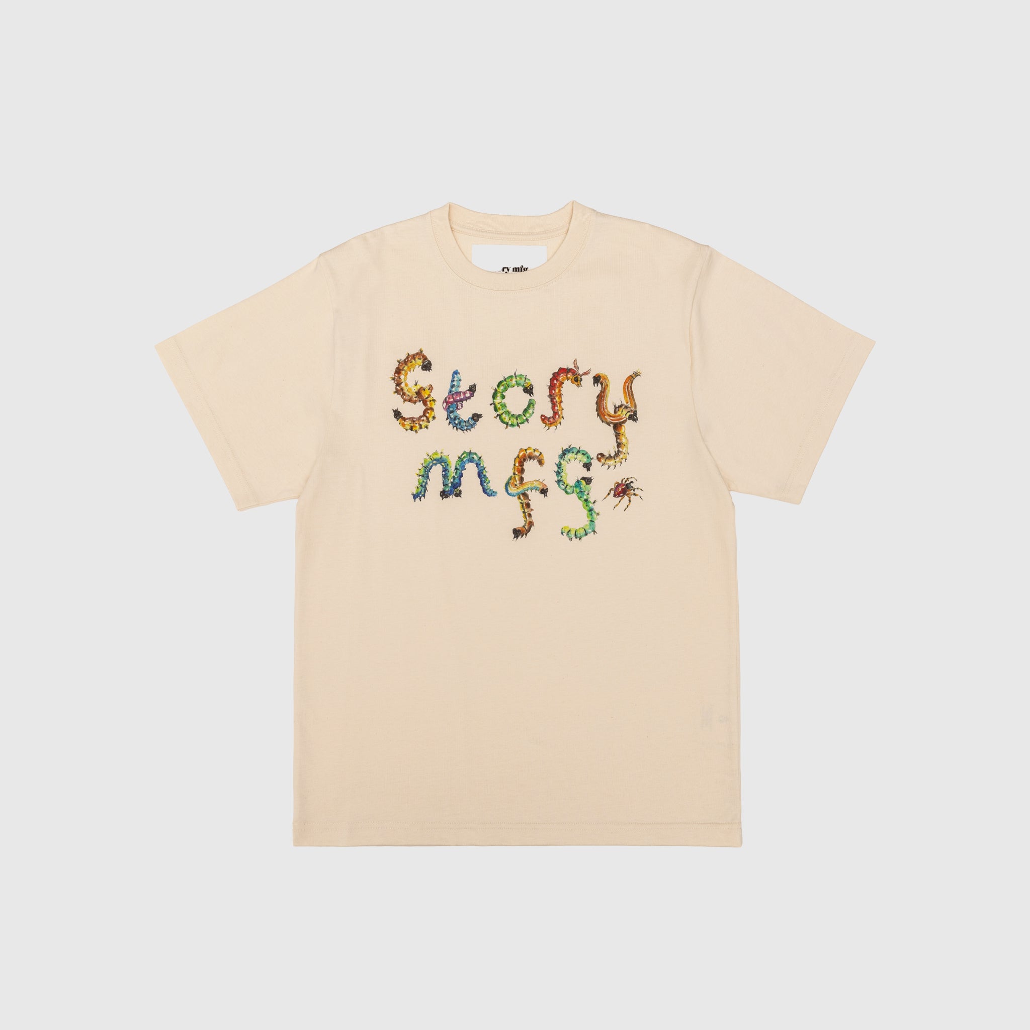 Grateful Short Sleeve T-Shirt for Men & Women - Soft Cotton Crewneck Tee in Ecru (Beige) - Perfect for Casual Wear, Street Style & Everyday Outfits