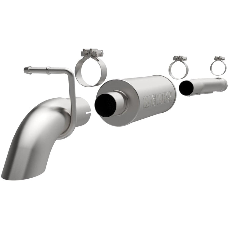 MagnaFlow Off-Road Pro Series Cat-Back Exhaust System for 2012-2018 Jeep Wrangler JK 4-Door - High Performance Stainless Steel Exhaust Upgrade for Off-Roading & Daily Driving