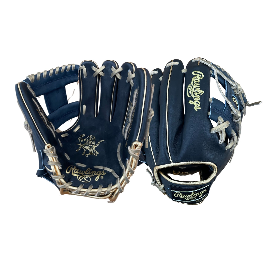Rawlings 360 Exclusive Series Heart of the Hide Black & Gold Baseball Glove 11.5