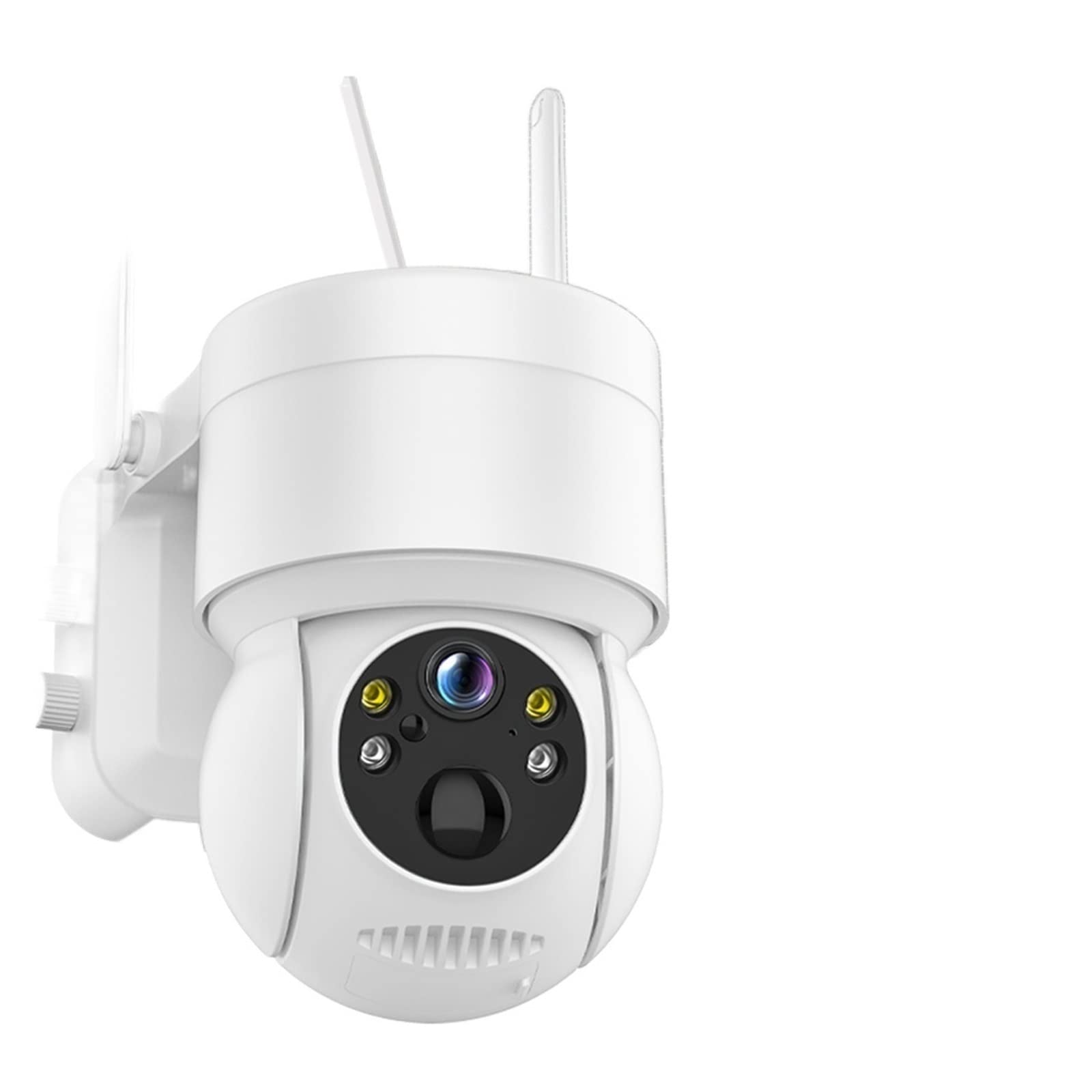 SilteD 2.5K 4MP Solar Security Camera Outdoor - Wireless WiFi IP Surveillance Camera with 128GB SD Card, Weatherproof, Long Battery Life for Home & Business Protection | Ideal for Backyard, Garage & Property Monitoring