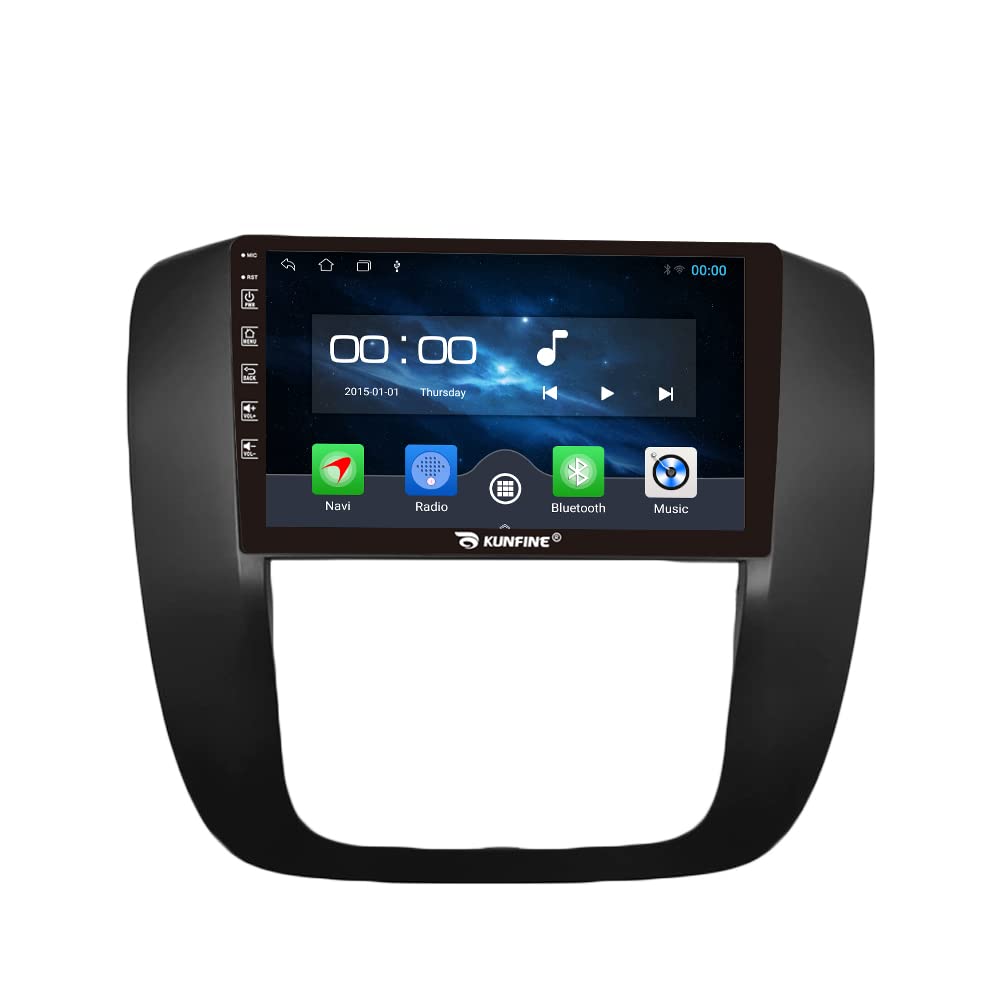 Android 10 Car Stereo with GPS Navigation - 2.5D Touch Screen Multimedia Player for GMC 2007-2012 | Bluetooth, FM Radio, Hands-Free Calling | Perfect for Road Trips & Daily Commutes