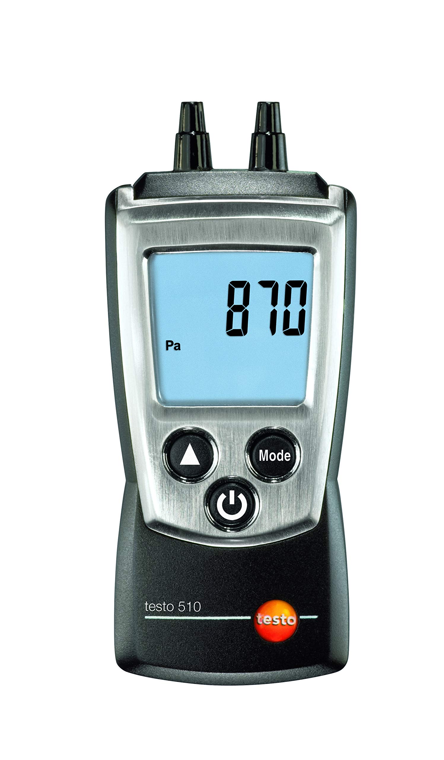 Testo 510 Digital Manometer - Dual Port Differential Pressure Gauge for HVAC, Air Conditioning & Ventilation Systems | Measure Airflow in Ducts, Pipes & Industrial Applications
