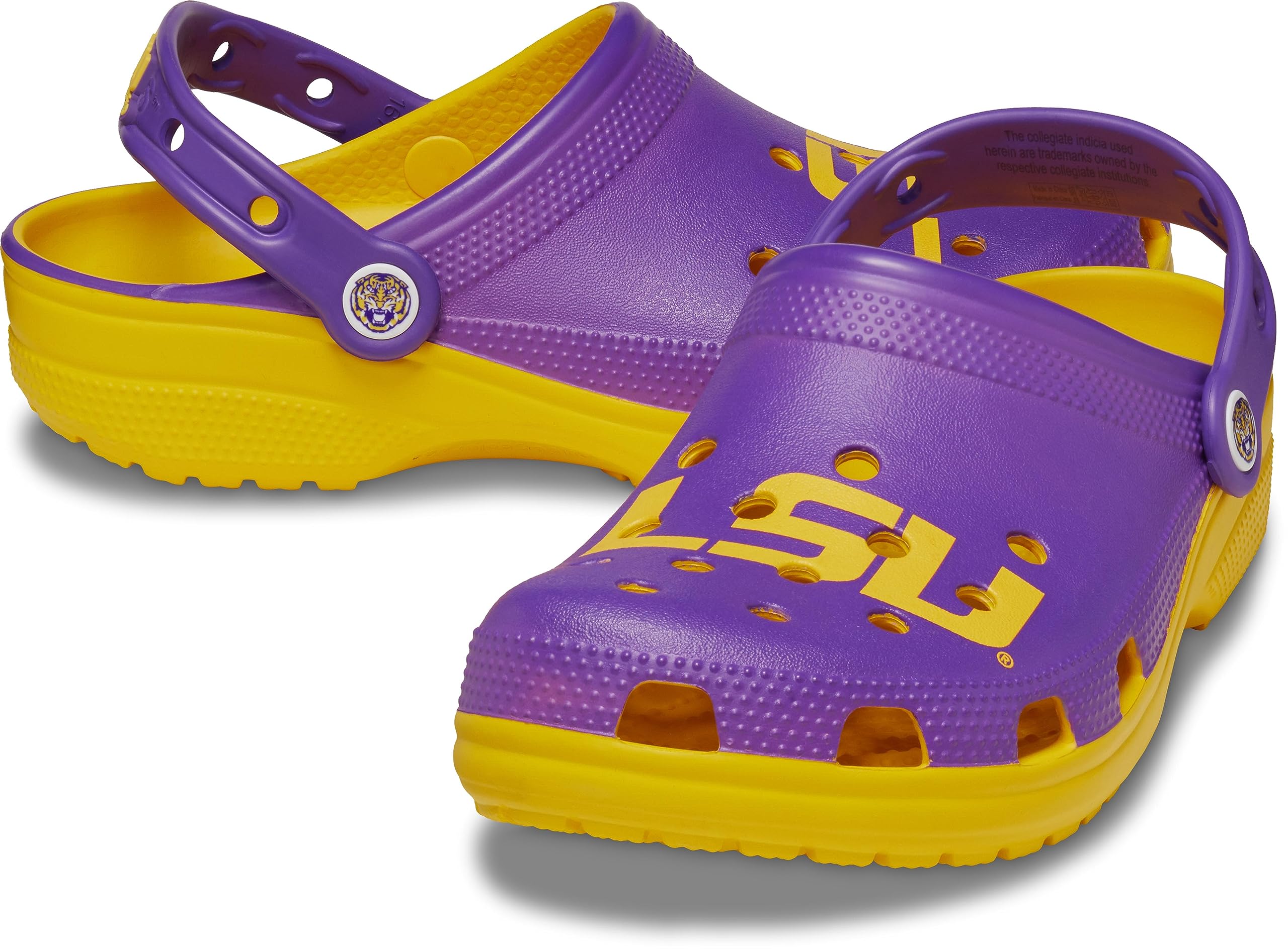 Crocs Unisex-Adult Collegiate Clogs - Comfortable Slip-On Shoes for Men & Women | Perfect for Casual Wear, Nursing, Gardening & Outdoor Activities