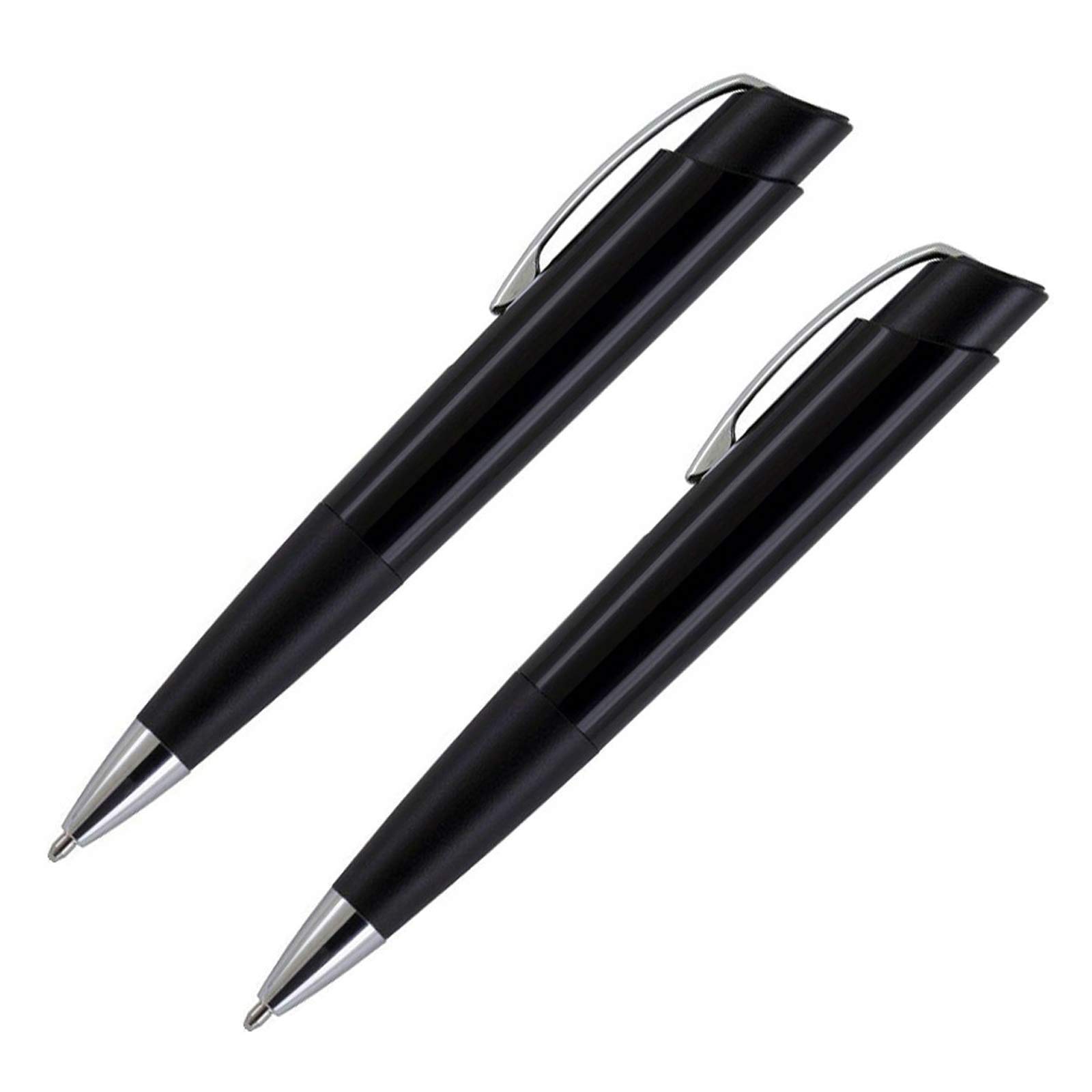 2 Pack Fisher Space Pen Bullet - Matte Black & Chrome - Pressurized Ink for Writing in Any Condition - Perfect for Gifts, Travel, and Outdoor Adventures