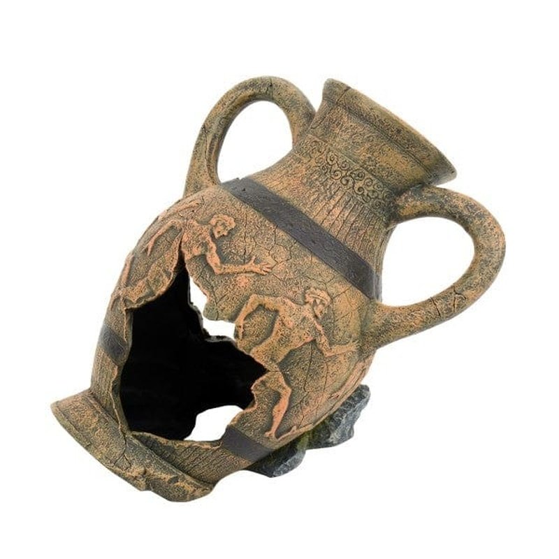 Bioscape Handcrafted Broken Iranian Ceramic Vase - 20 x 18 cm Decorative Home Decor for Living Room, Office & Wedding Centerpiece