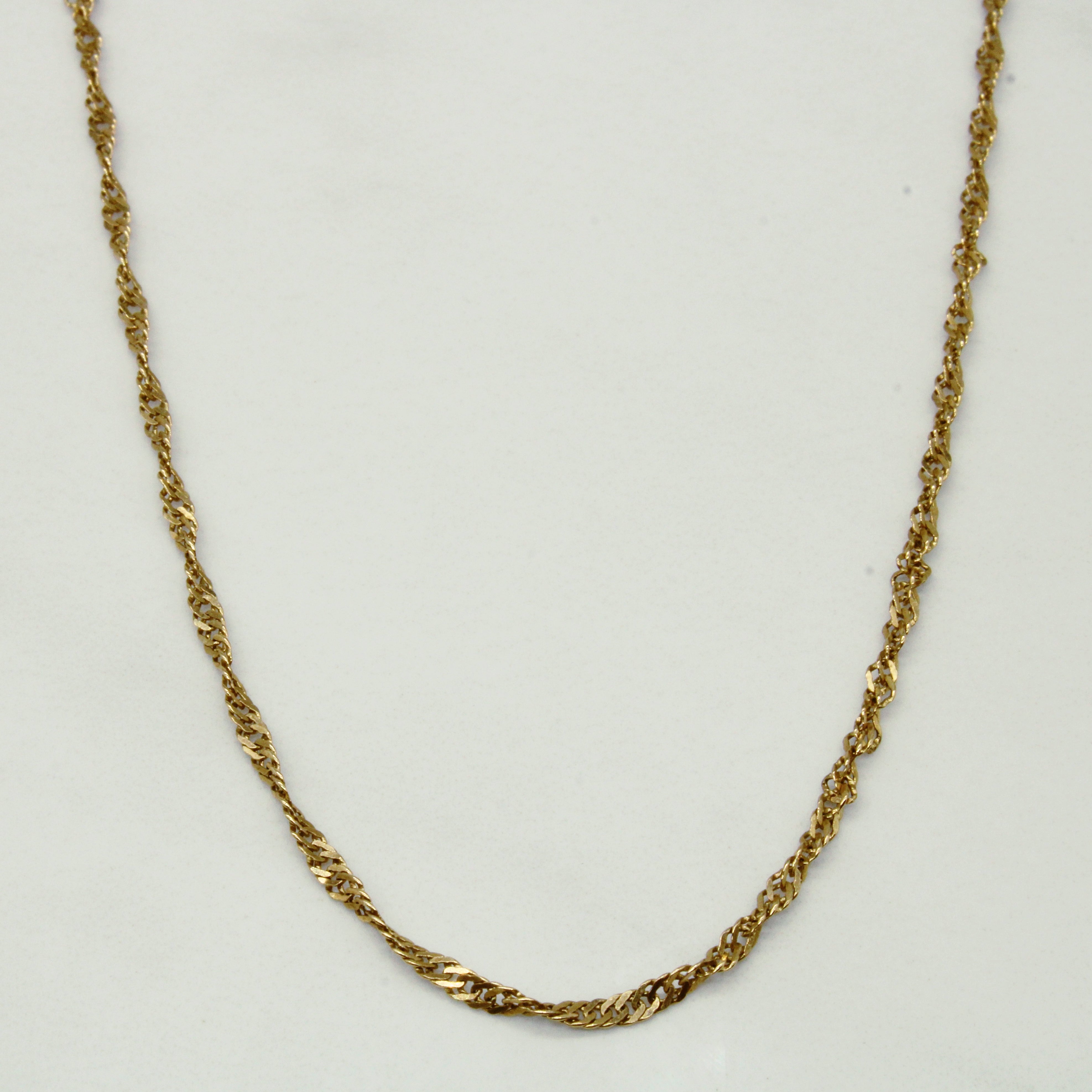 10K Yellow Gold Rope Chain Necklace 24 Inch - Durable & Stylish Jewelry for Women & Men, Perfect for Everyday Wear, Gifts & Special Occasions