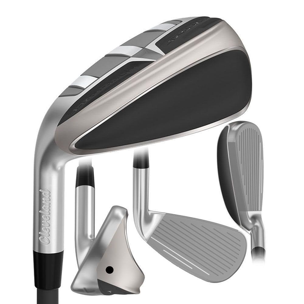 2024 Cleveland Halo XL Full-Face Single Iron Left Hand 4 Graphite Senior Golf Club - Perfect for Senior Golfers Seeking Forgiveness & Distance on the Course