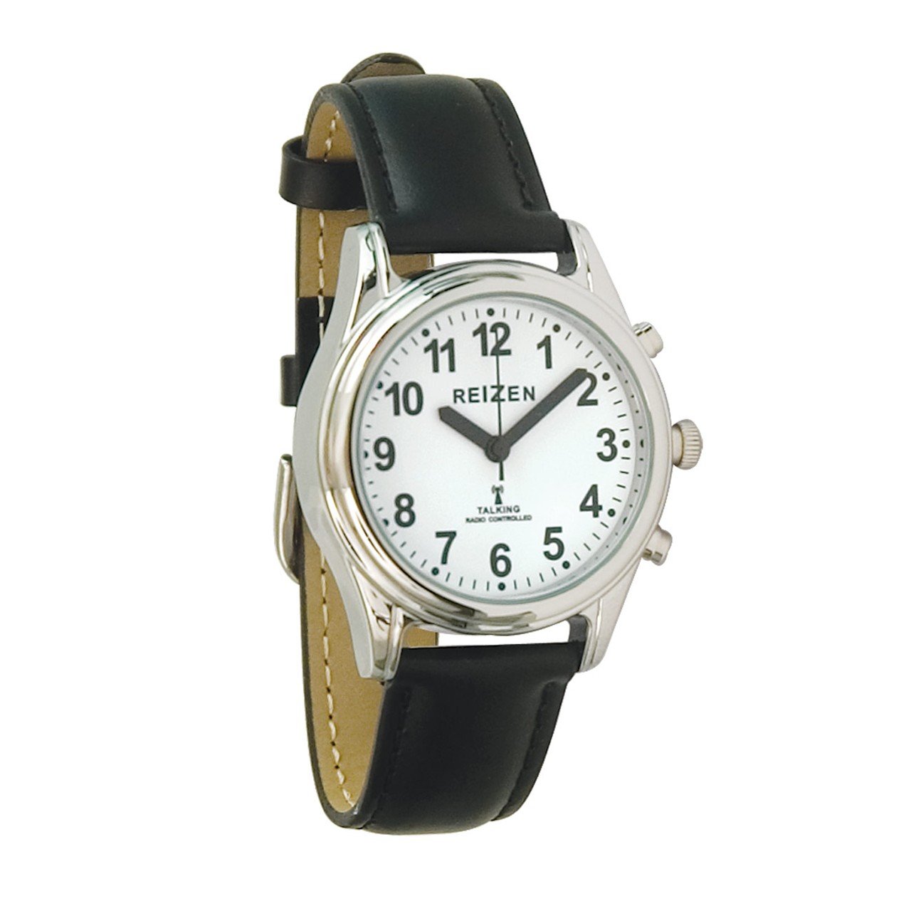 Talking Atomic Watch for Women and Kids - Self-Adjusting Time with Leather Strap - Perfect for School, Work, and Outdoor Activities